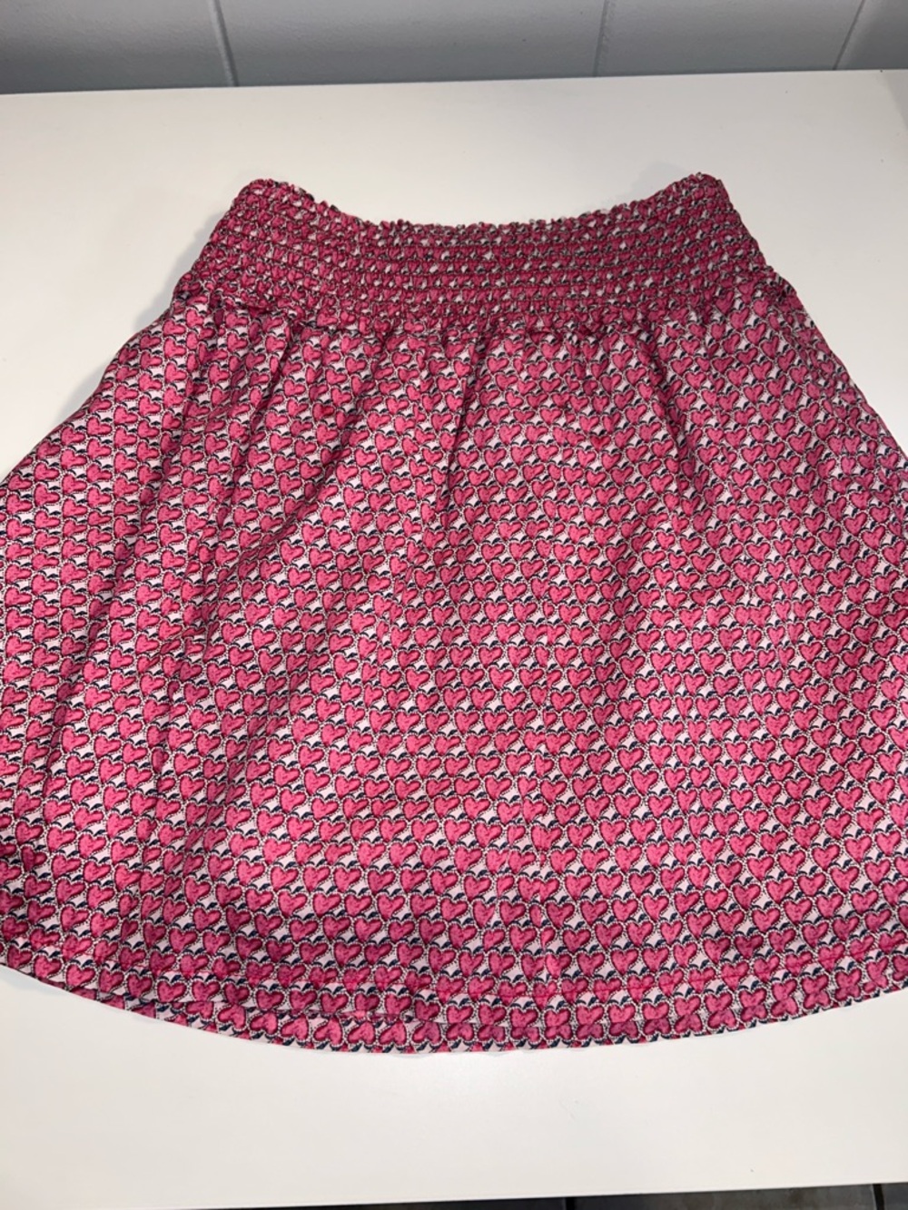 Peek Girl’s Silky Cotton Heart Lined Skirt Size 12